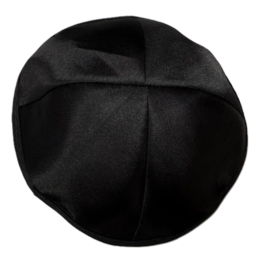 Black Satin Kippah 20 Cm