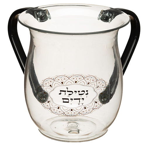Acrylic Washing Cup Gray 5"