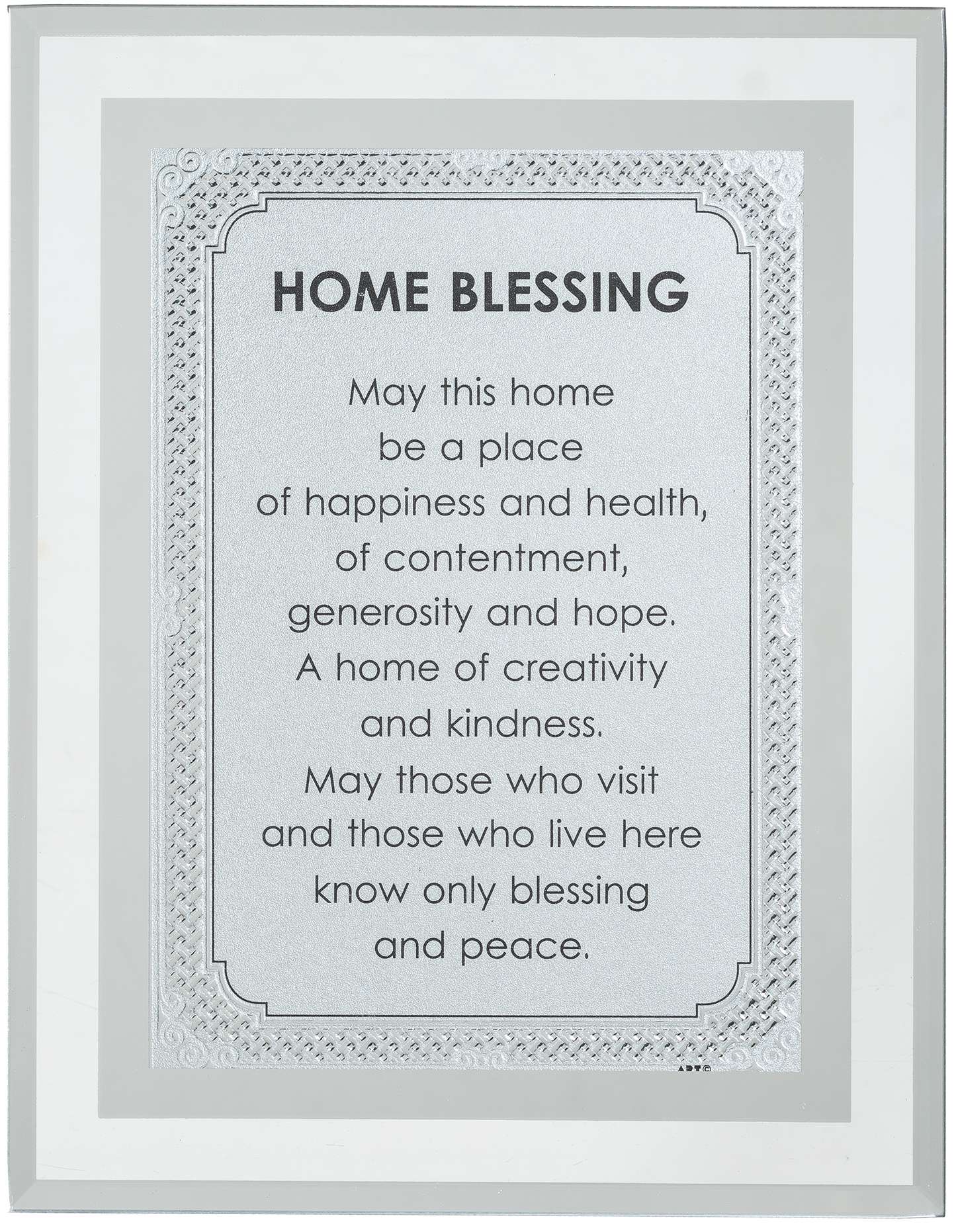 Framed Blessing 6.5x8.5" English Home Blessing