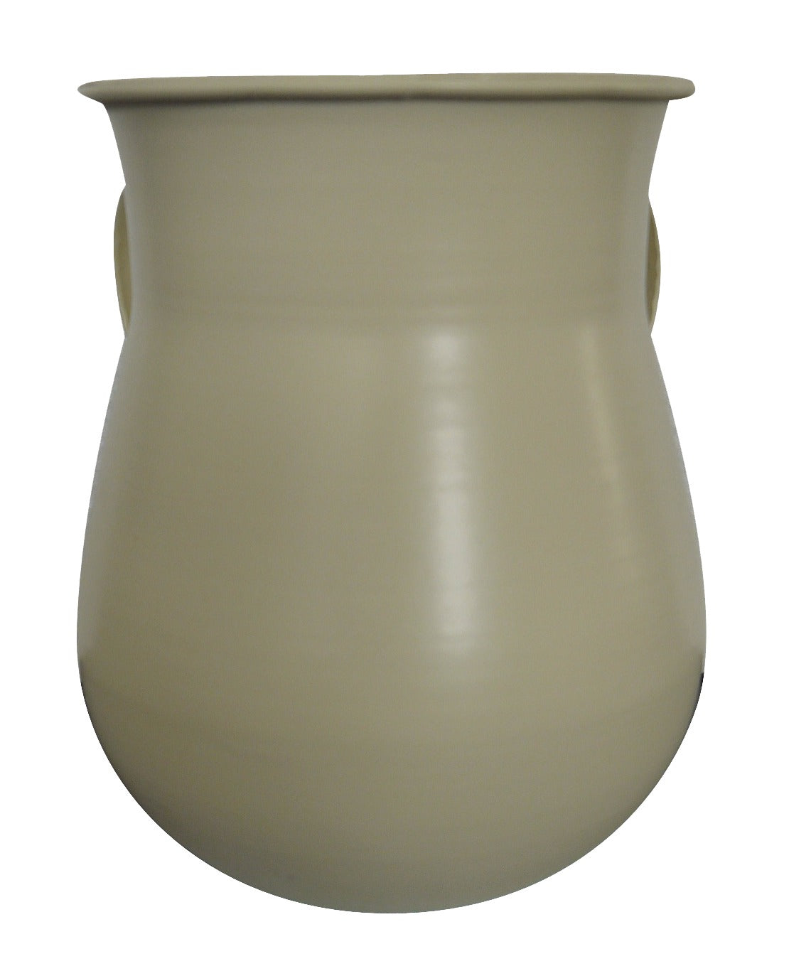 Tin Washing Cup, Off White Color15 cm