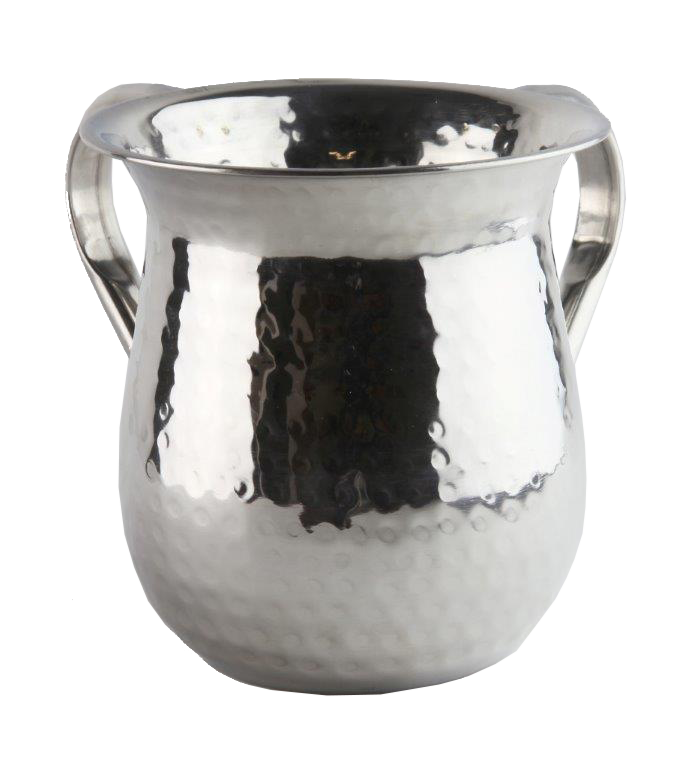 Stainless Steel Wash Cup Hammered
