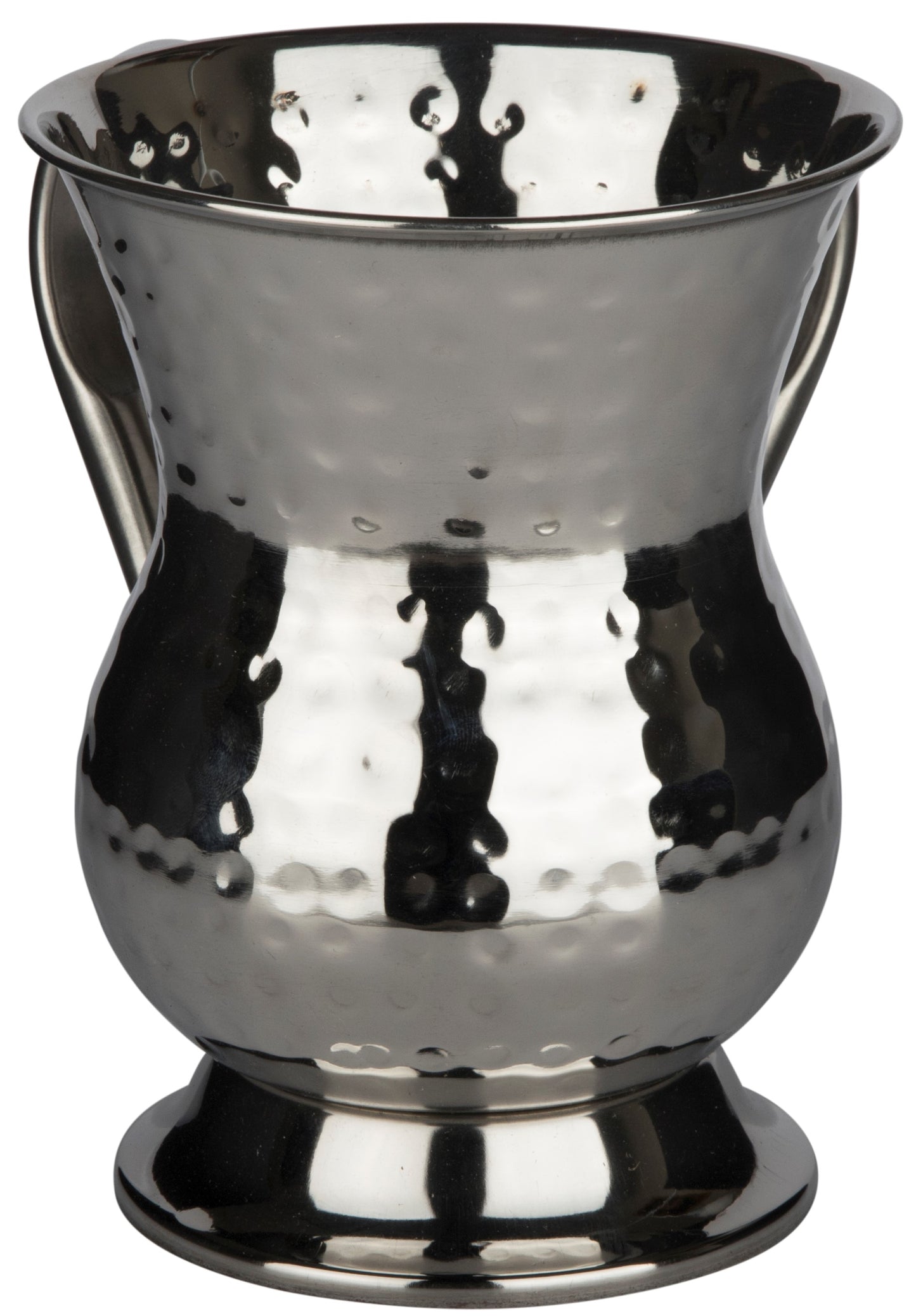 Stainless Steel Washing Cup Hammered With Base `