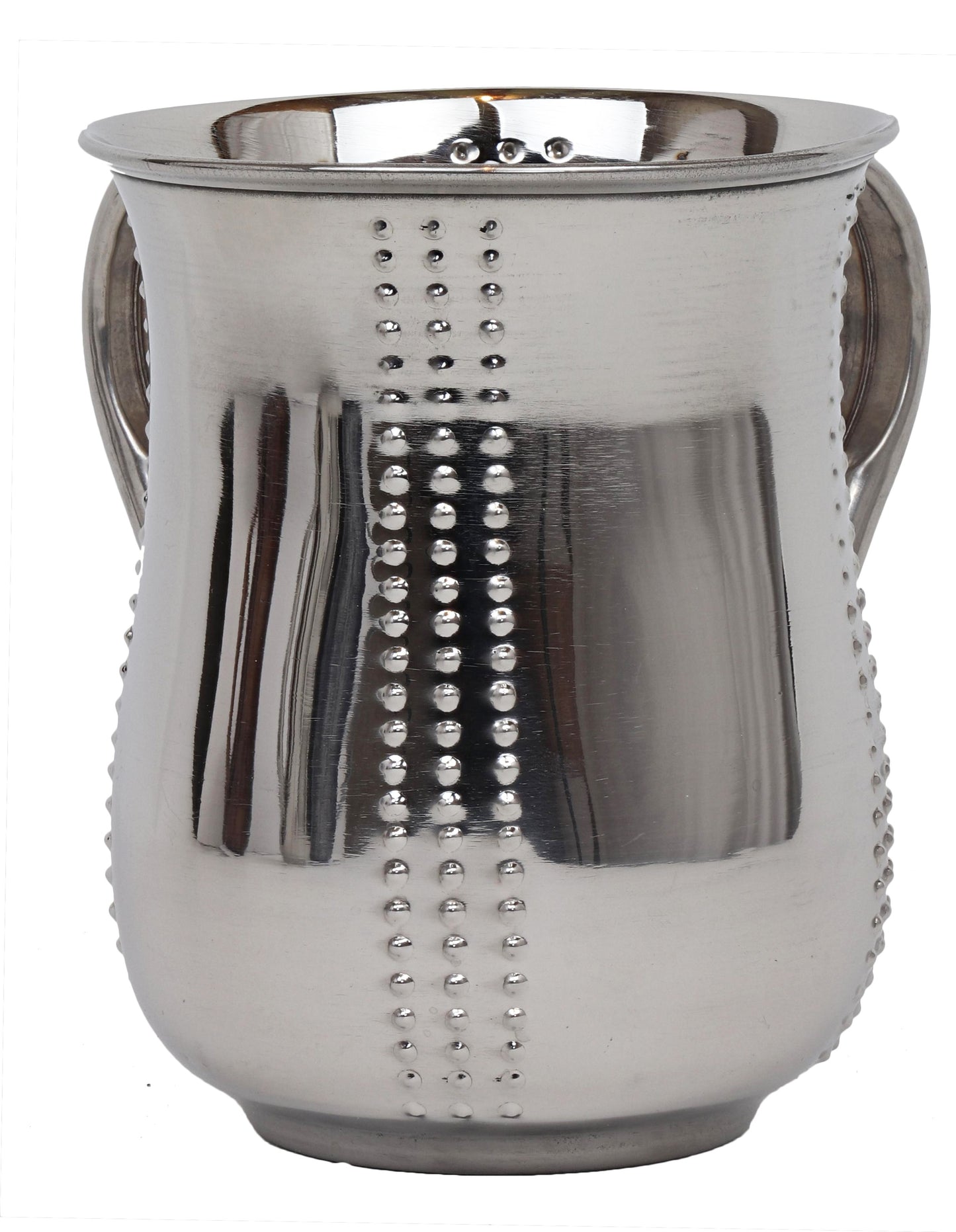 Washing Cup Stainless Steel Dotted Lines Shinny