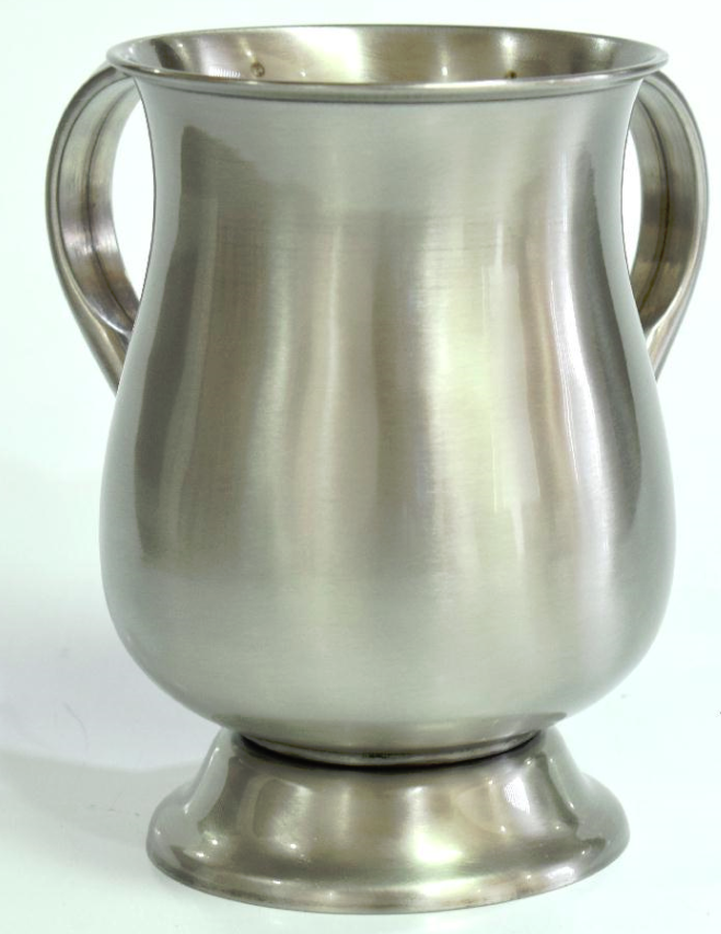 Washing Cup Stainless Steel Pewter Color