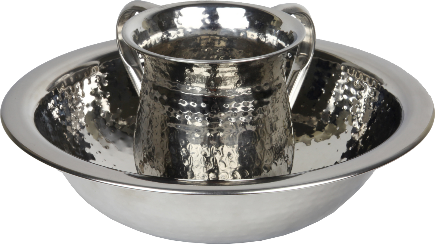 Washing Cup Set Hammered Style