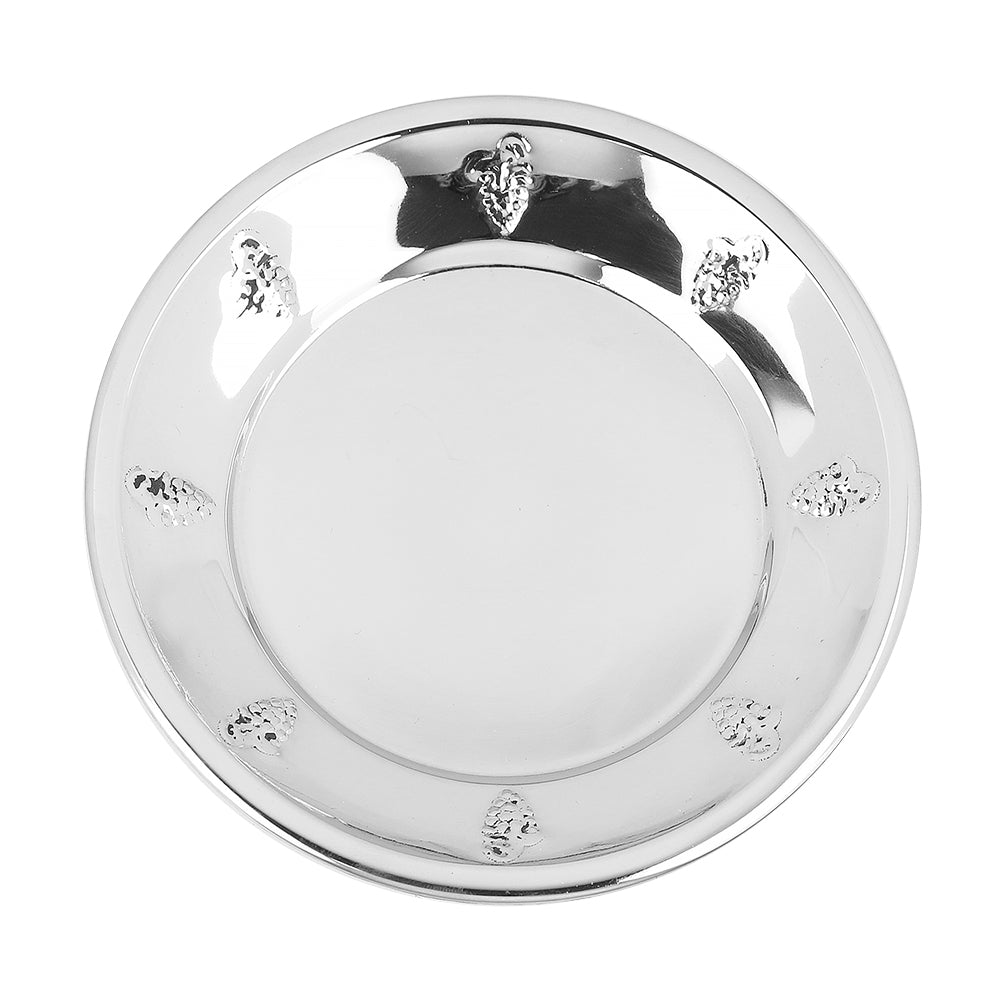 Stainless Steel Tray For Kiddush Cup Grape 5"