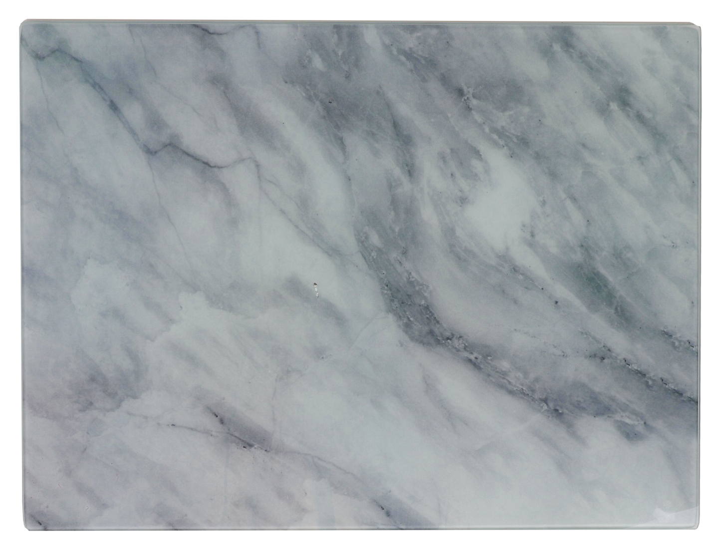 Glass Cutting Board Marble Design Small 12x8" (8 pp)