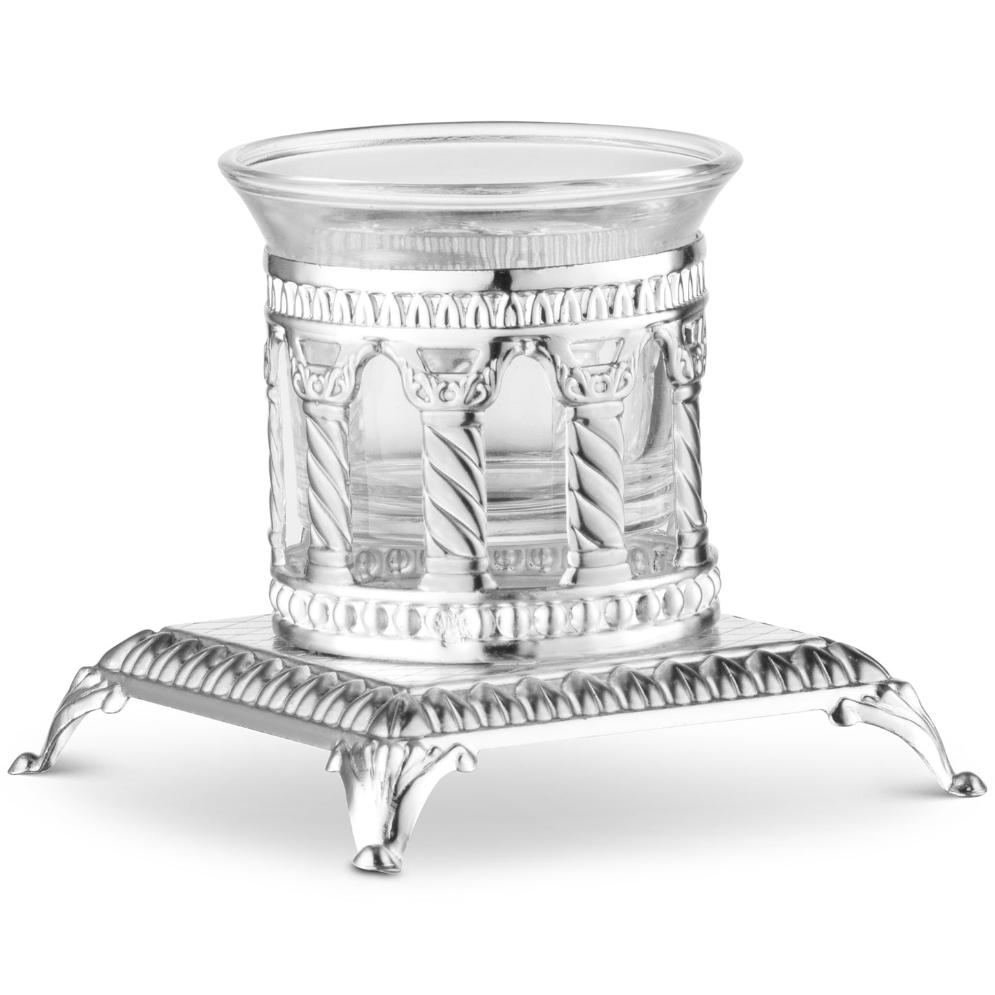 Salt Holder Royal Palace Design Silver plated Single