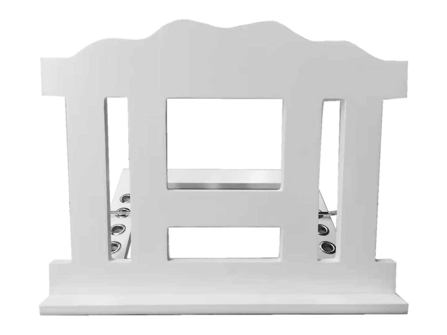 Table Top Shtender White Wood 13.5 x11.5 "