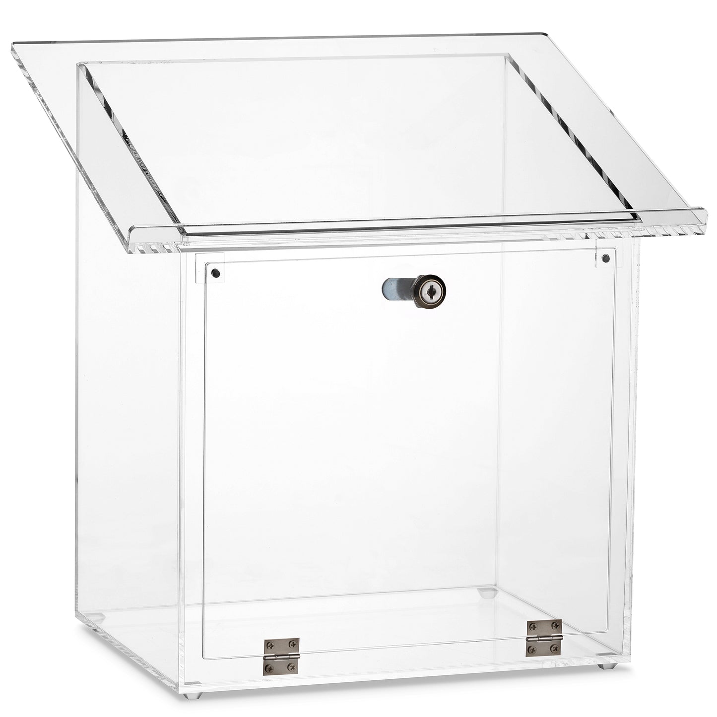 Acrylic Table Top Shtender With Door & Lock 15.5"Hx12" W x15 3/4"L
