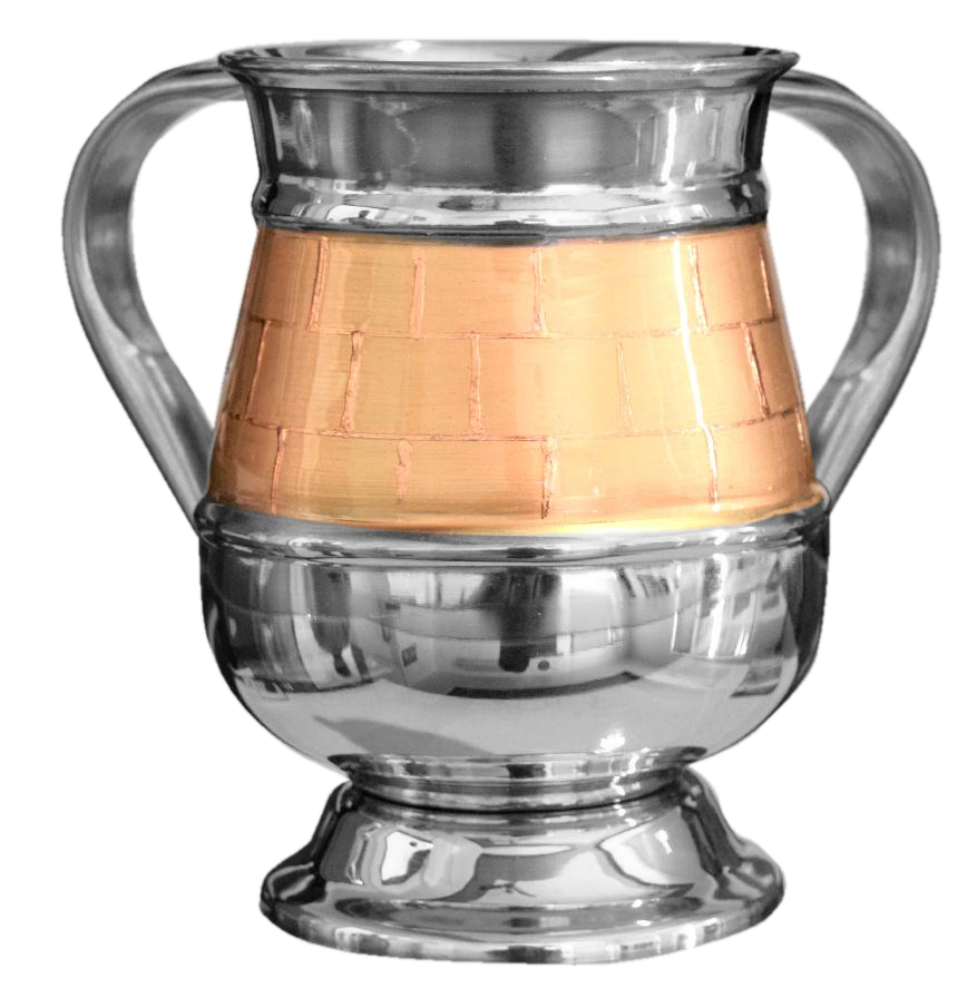 Stainless Steel Wash Cup - Golden Diamonds