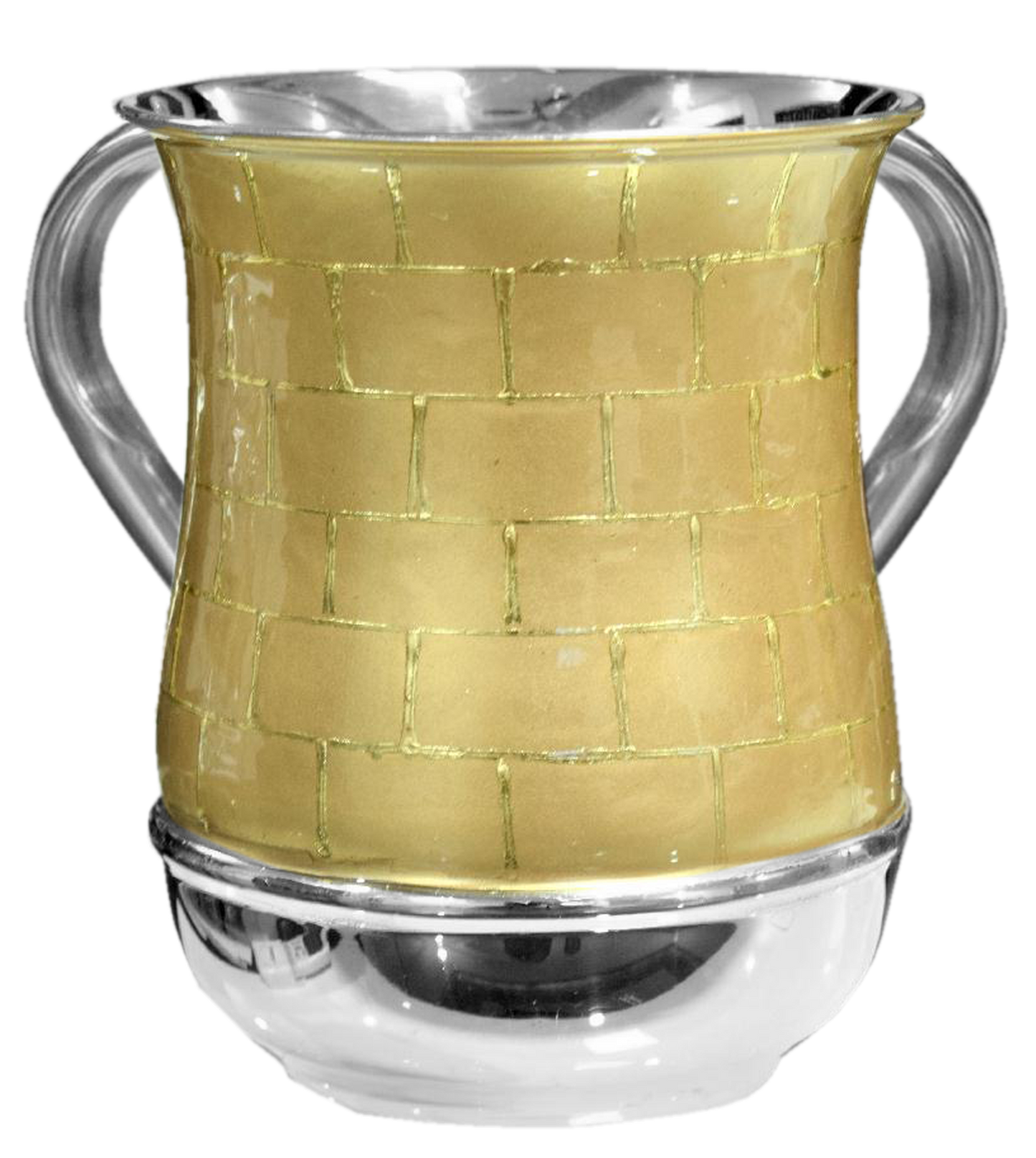 Stainless Steel Wash Cup - Golden Bricks