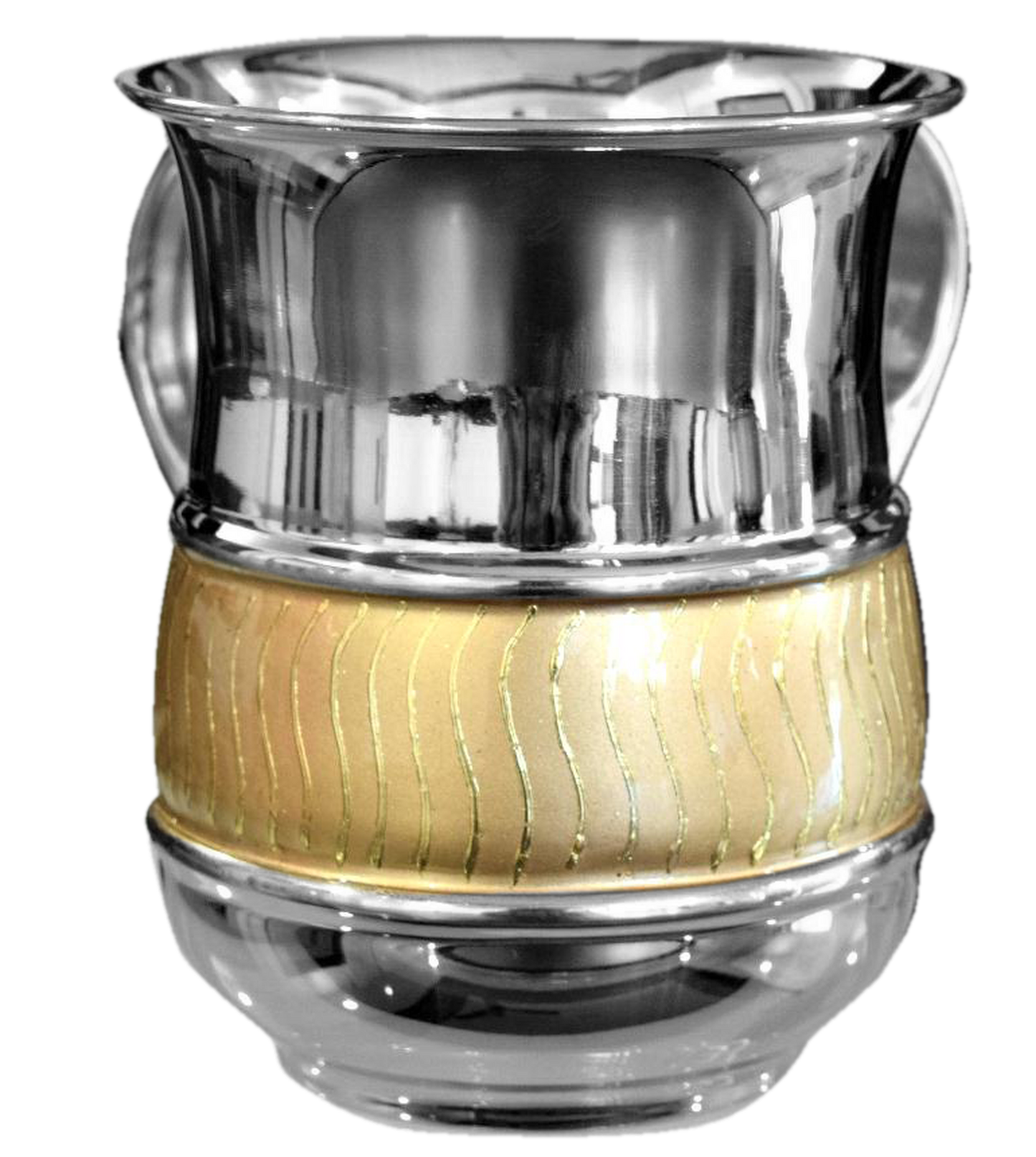 Stainless Steel Wash Cup - Gold Lining