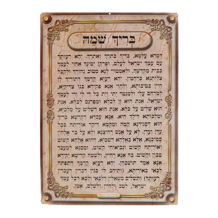 Brich Shmei Poster Laminated Medium 14x20"