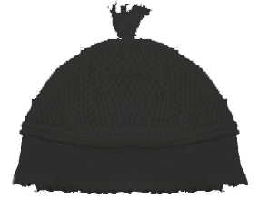 Yerushalmi Kippah Black Medium