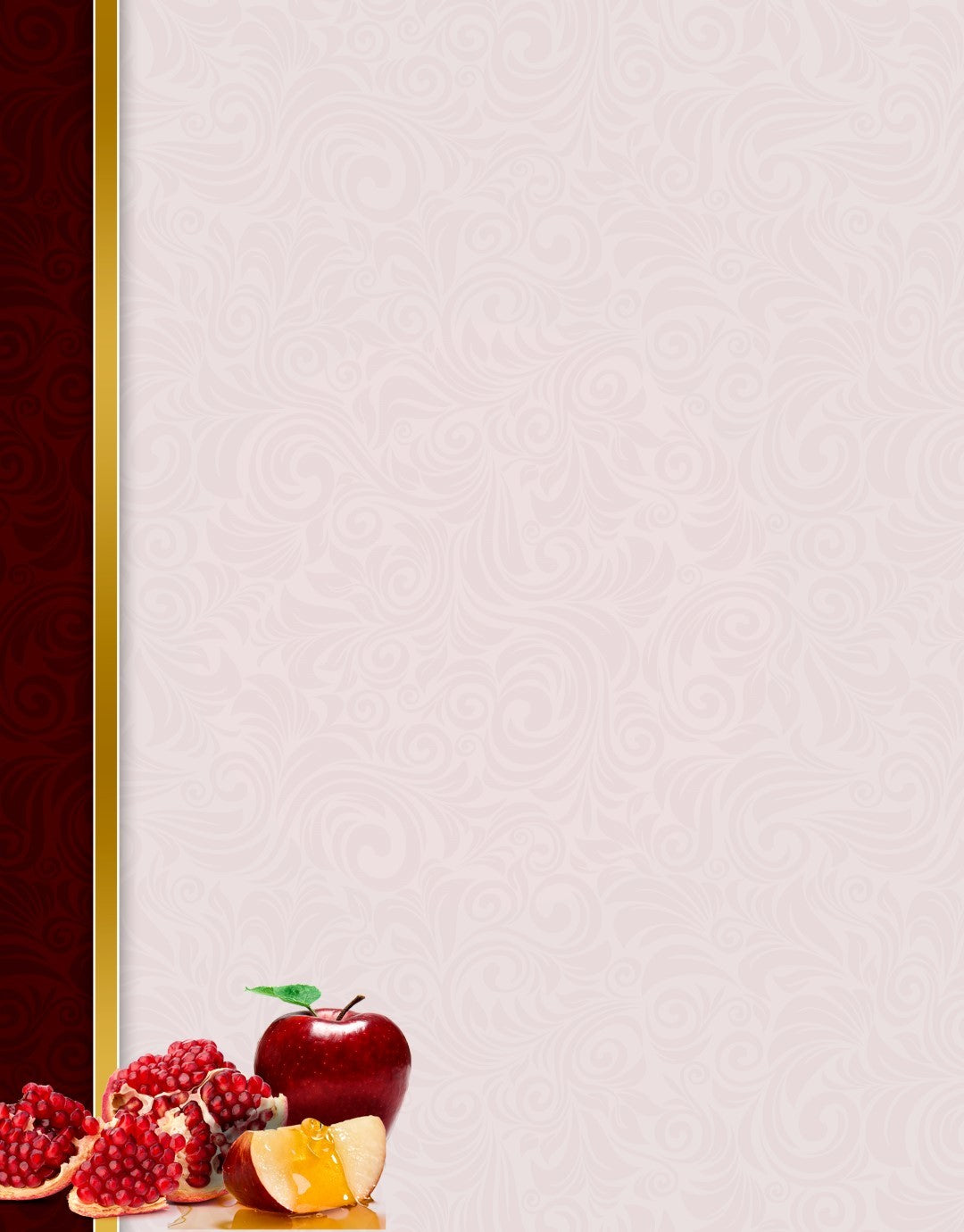 Design paper Sweet New Year Size : 8.5x11" 10 Per Pack