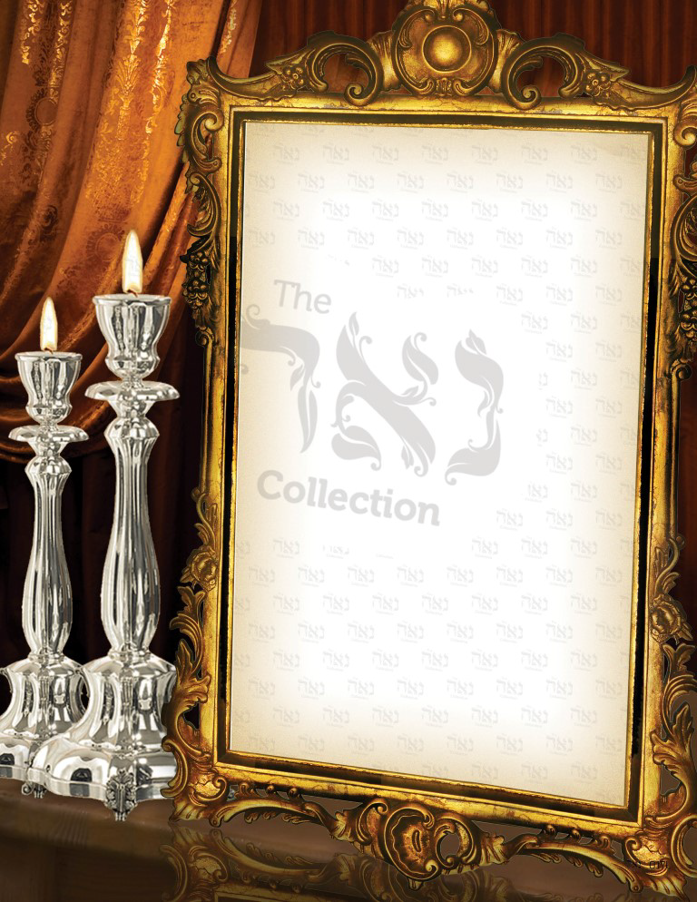 Design paper Shabbos Candles 8.5x5.5 " 20 Per Pack