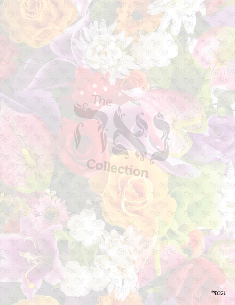 Design paper Floral 3x4 " 50 Per Pack