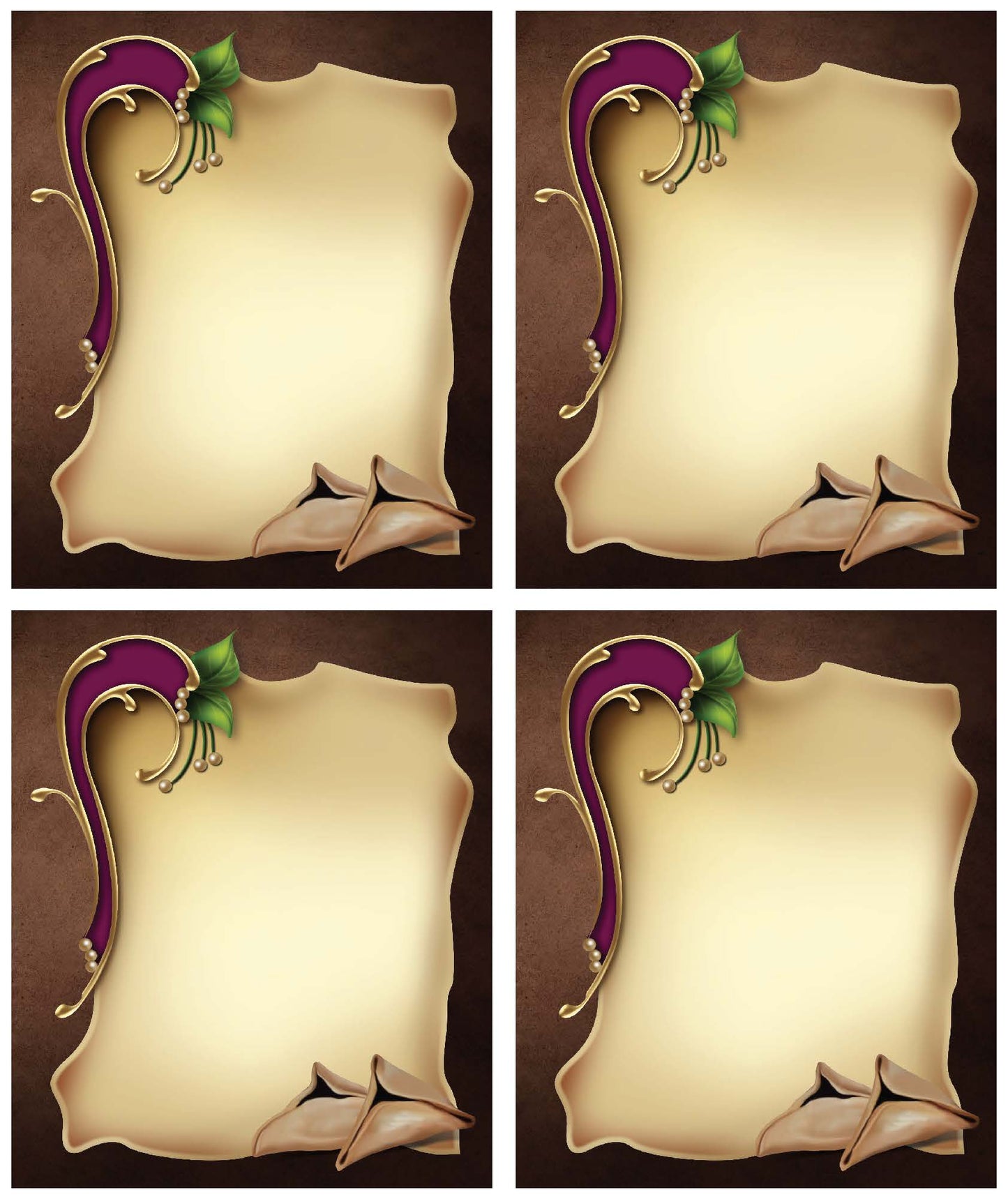 Purim Cards 20pk