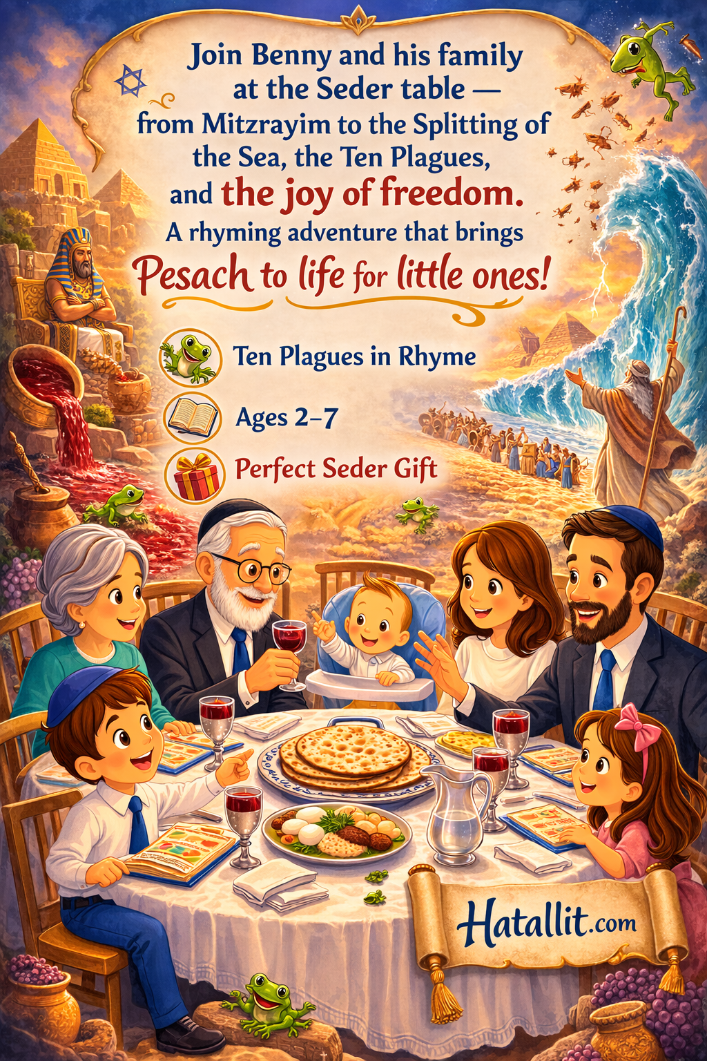 Benny Has a Pesach Seder (Electric book)