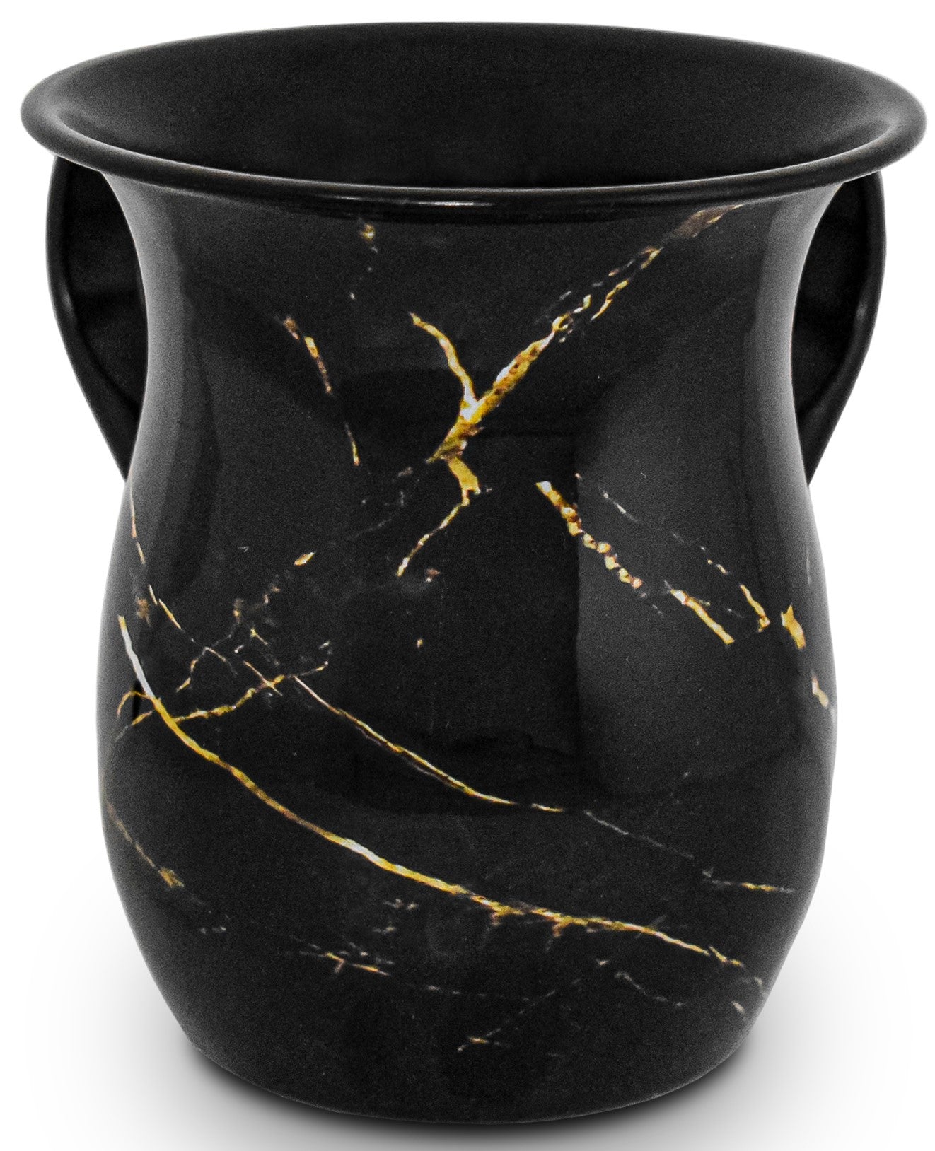 Black and Gold Marble Washing Cup