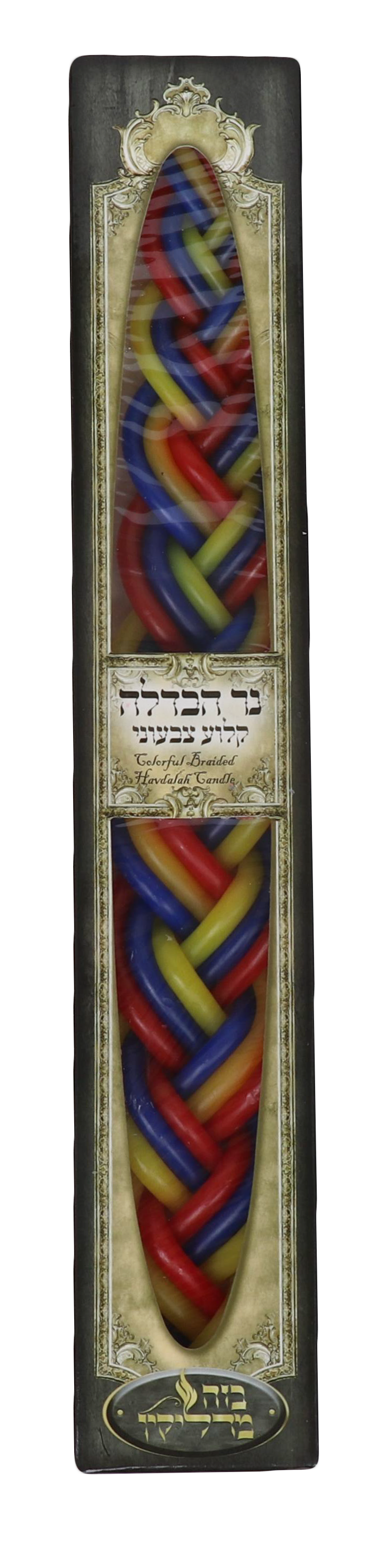 Havdalah Candle Colorful 10 x 1.5" (12x120)
