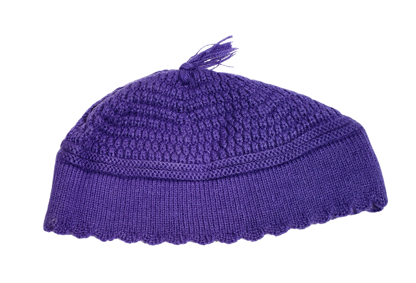Yerushalmi Kippah Royal Purple  - Medium