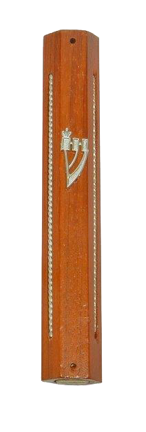 Wood Mezuzah 12 Cm