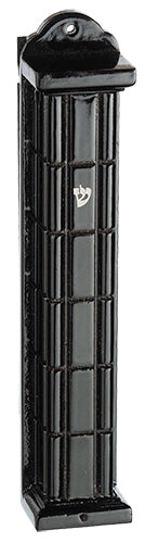 Wooden Black Mezuzah 15 Cm- Squares