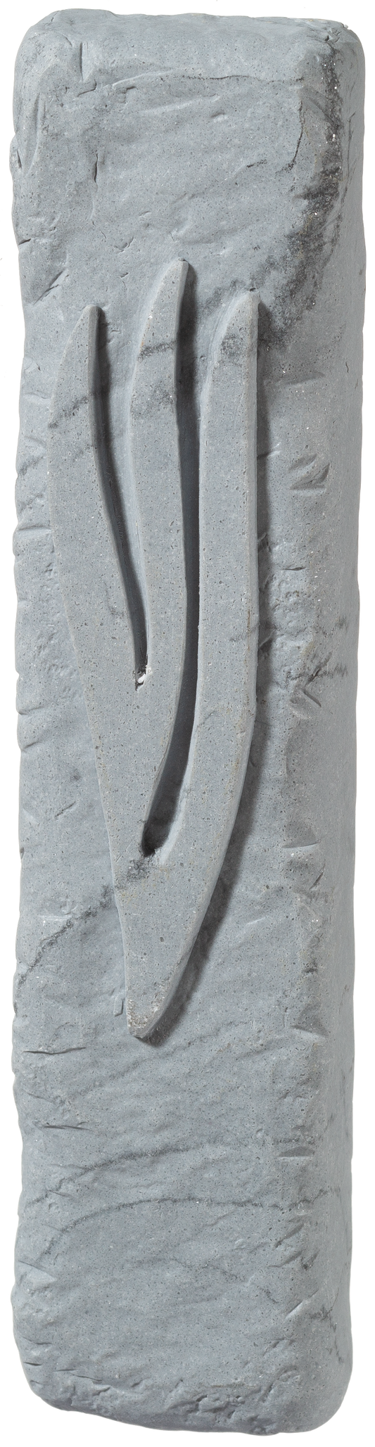 Polyresin Mezuzah 15 Cm, Gray Marble Color