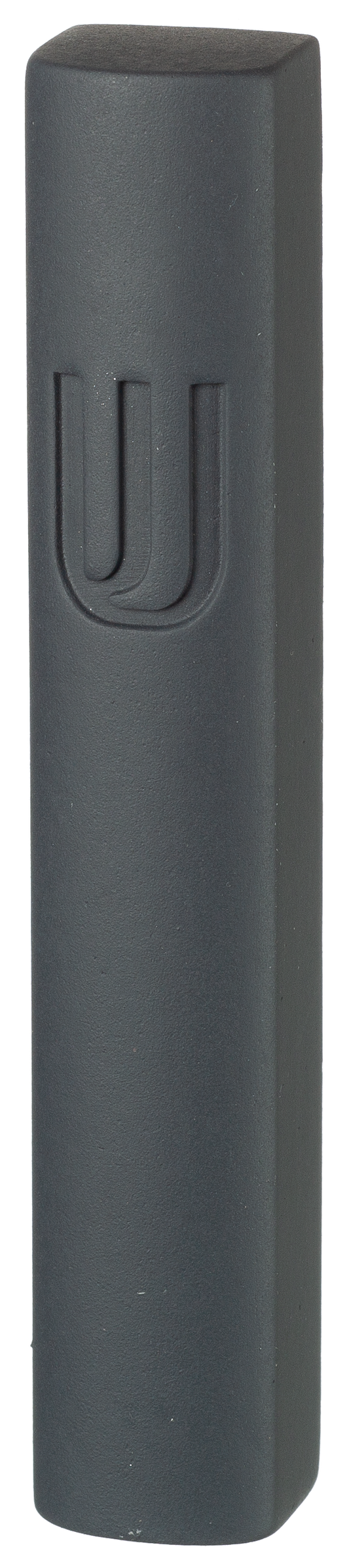 Dark Gray Polyresin Mezuzah 12 Cm
