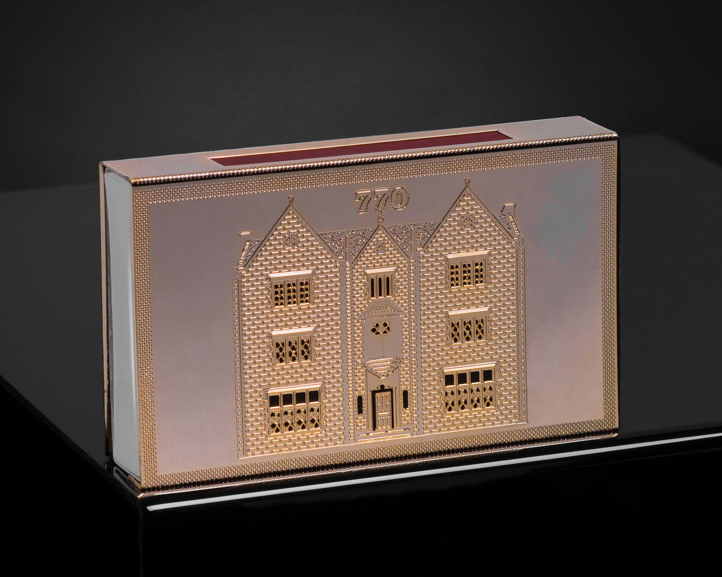 Match Box Gold 770 / Jerusalem 4 1/4 x3.5"