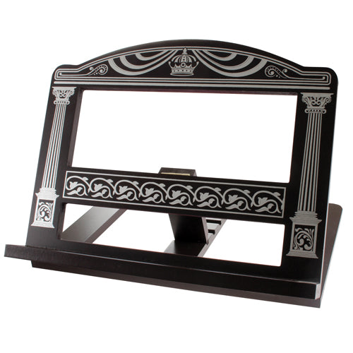 Dark Brown Wood Stand For Book 33X27 Cm