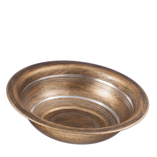 Washing Bowl Gold Lining Texture