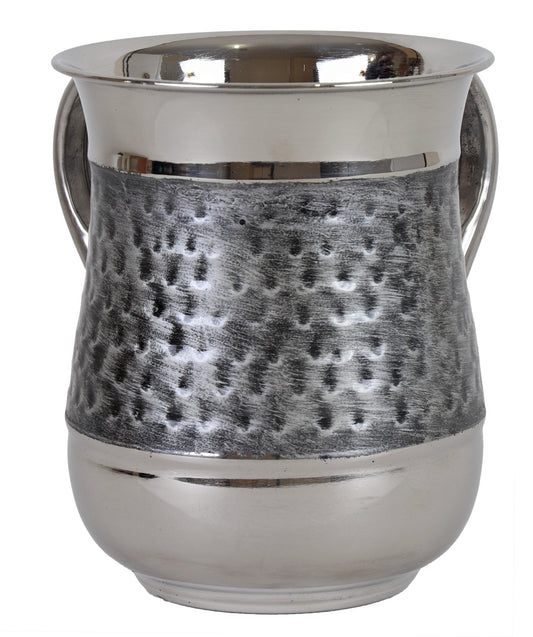Washing Cup Stainless Steel Brushed Silver