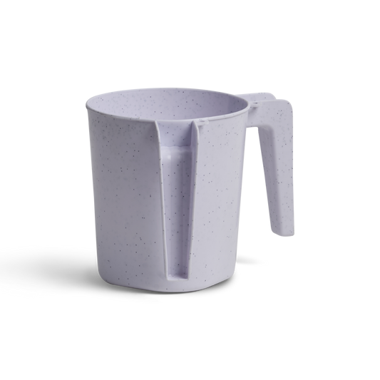 Plastic Washing Cup White Sparkles (Case Quantity 150 PC)
