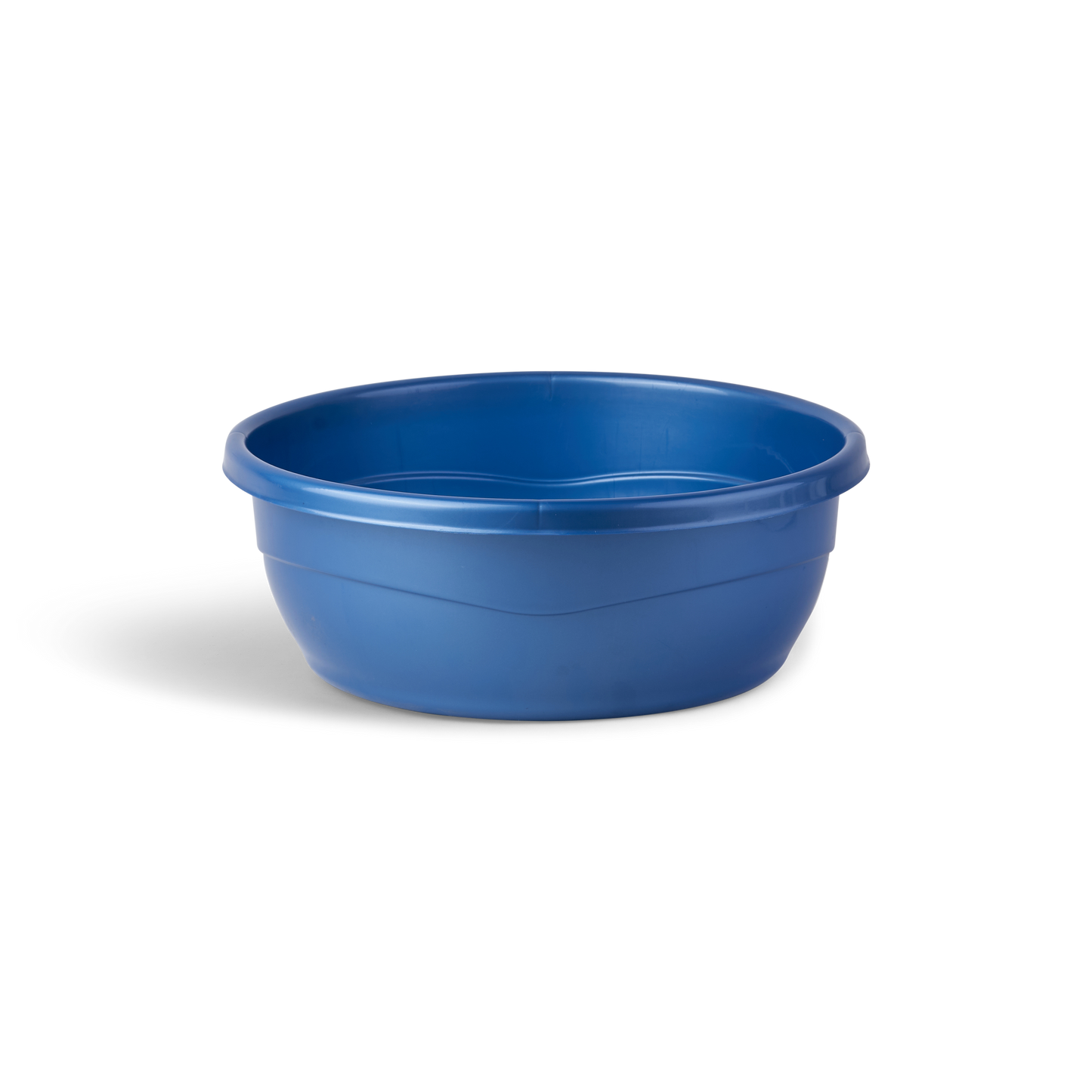 Plastic Washing Bowl Metallic Blue (Case Quantity 60 PC)