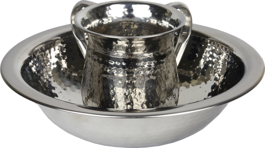 Washing Cup Set Hammered Style