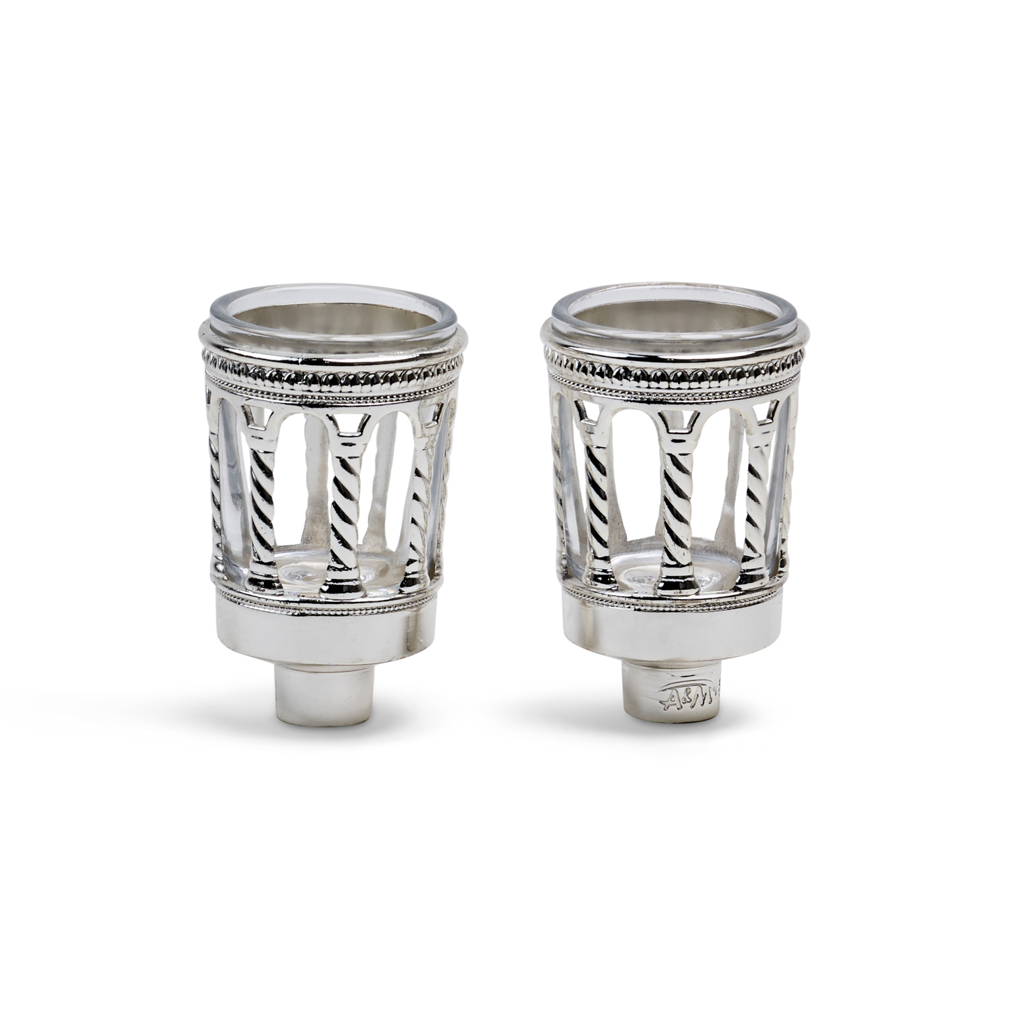 Neronim Holders Royal Palace Design Silver Plated 3" (12 per display box)