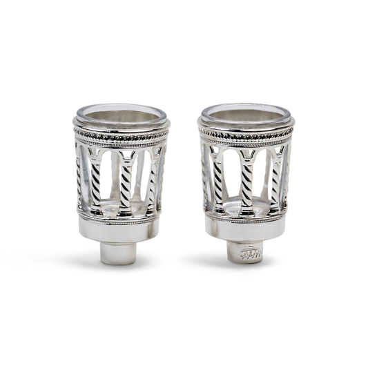 Neronim Holders Royal Palace Design Silver Plated 3" (12 per display box)