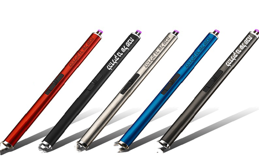 Shabbat Metal Electric Lighter With USB Charger Assorted Colors  (single pc)