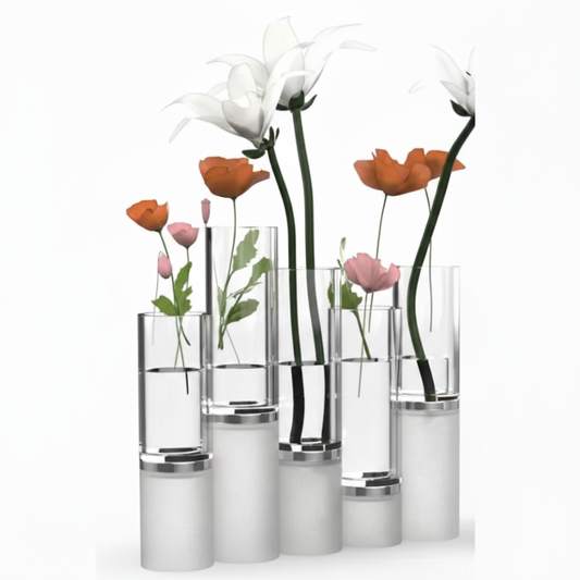 Alexandria Five-section acrylic flower vase