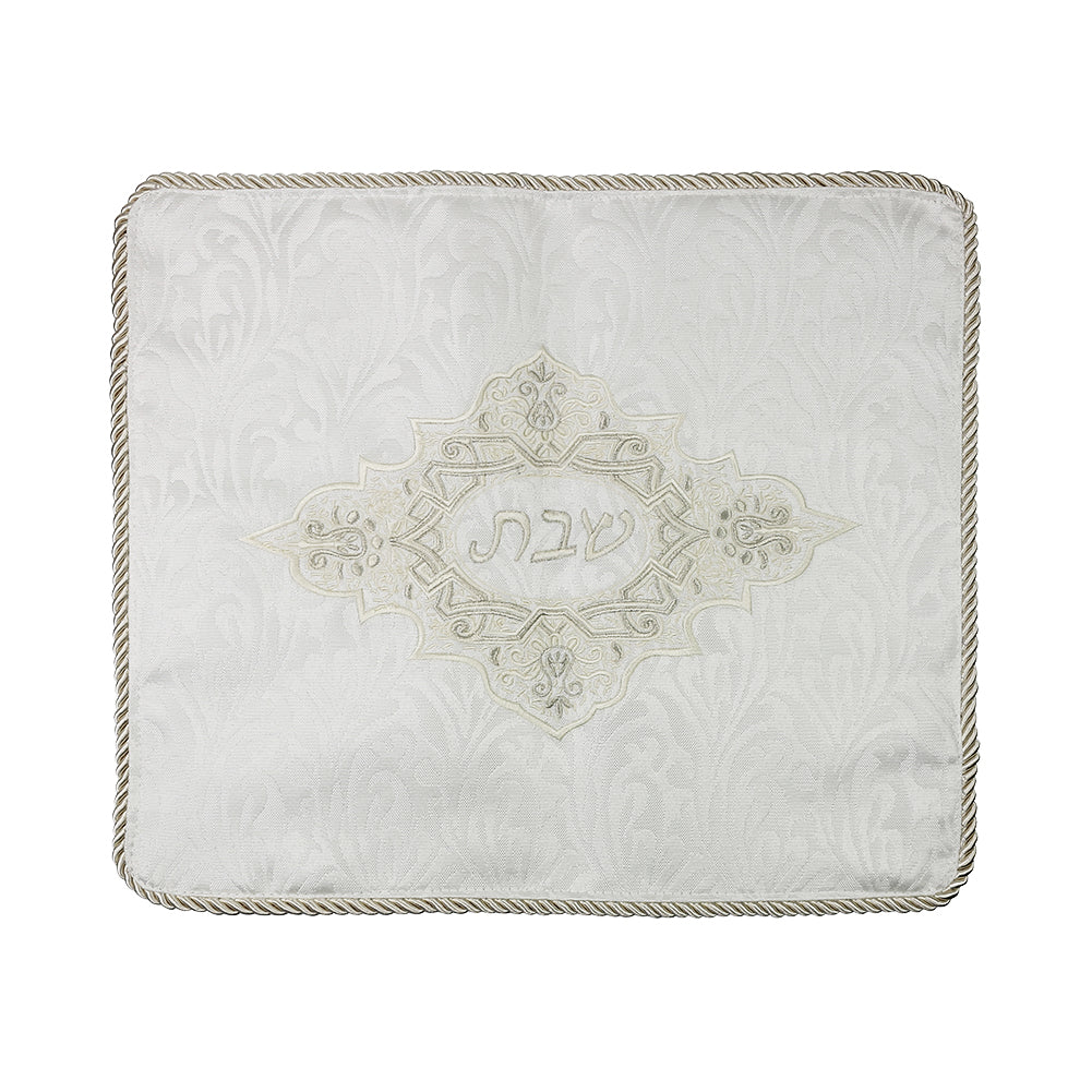 Challah Cover Small Brocade Shabbat With Hard Plastic 16" x14"