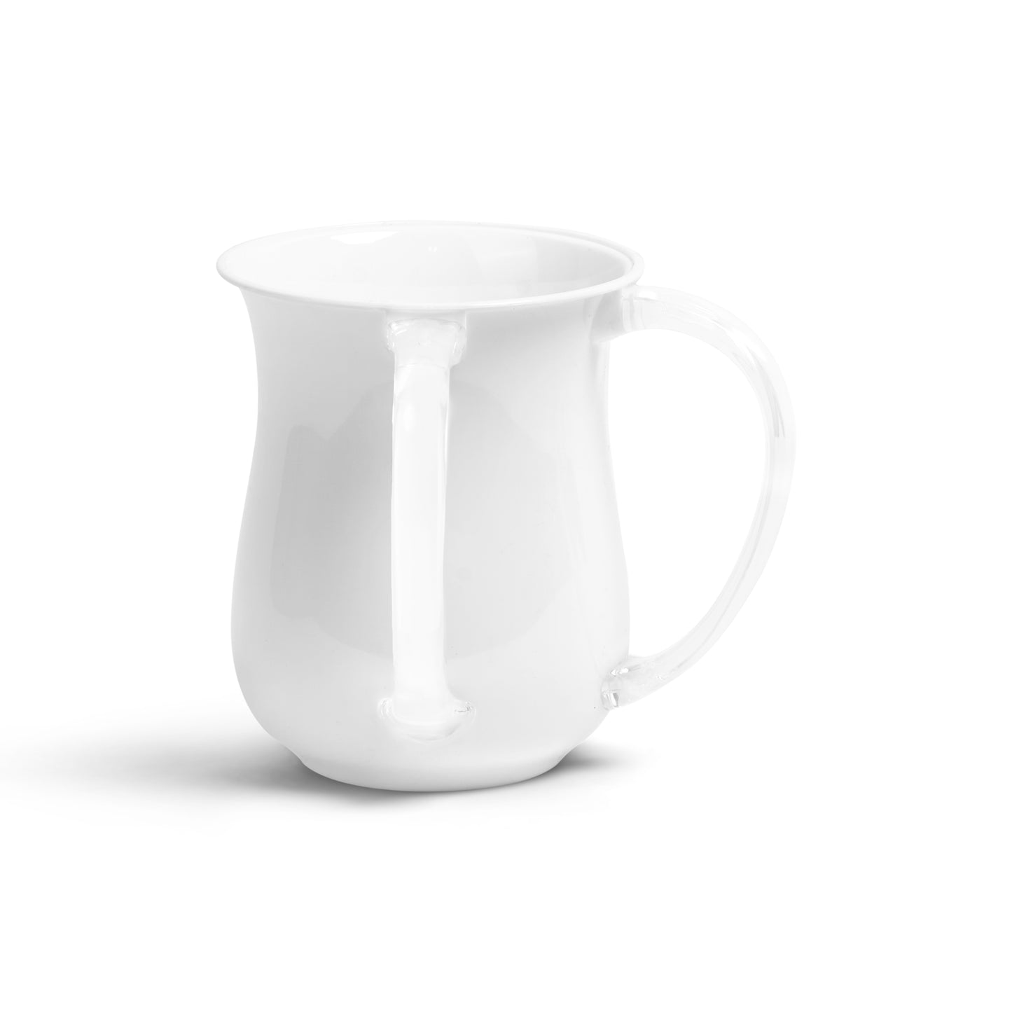Acrylic Wash Cup Pearl With Pearl Handles 5" (6 pc)