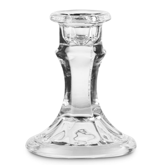 Glass Candleholder, 4"