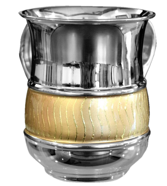 Stainless Steel Wash Cup - Gold Lining