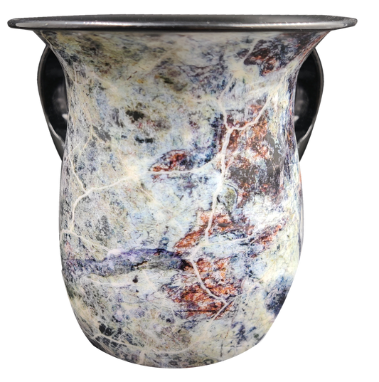 Stainless washing cup marble