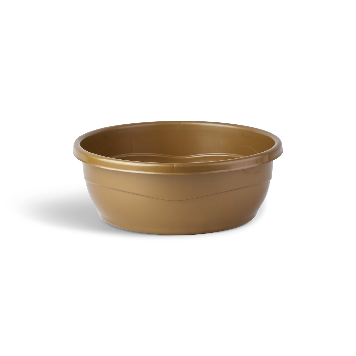 Plastic Washing Bowl Metallic Gold (Case Quantity 60 PC)
