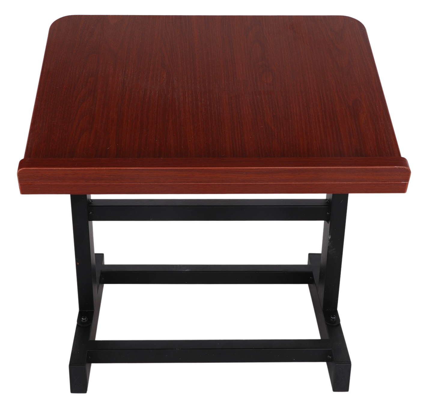 Mahogany Table Top Shtender with Metal Legs 12.5"H - Assembled
