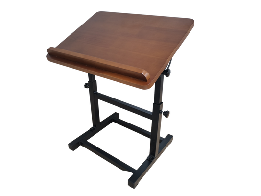 Assembled Wooden Table top Shtender Walnut Oak - Adjustable Height from 14.5"-18.5"